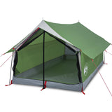 Camping Tent 2-Person Green Waterproof - Front View