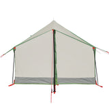 Camping Tent 2-Person Green Waterproof - Close-Up Angle