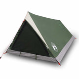Camping Tent 2-Person Green Waterproof - Front View
