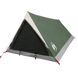 Camping Tent 2-Person Green Waterproof - Top-Down View