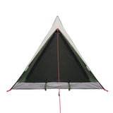 Camping Tent 2-Person Green Waterproof - Rear View