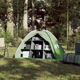 Storage Tent 9 Compartments Green Waterproof - Side View