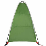 Storage Tent 9 Compartments Green Waterproof - Close-Up Angle