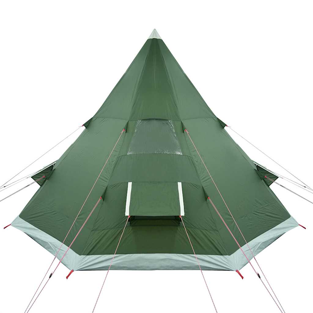 Camping Tent Tipi 4-Person Green Waterproof