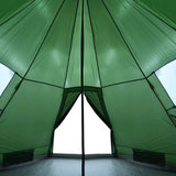 Camping Tent Tipi 4-Person Green Waterproof - Extra Image