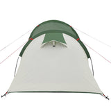 Camping Tent Tunnel 2-Person Green Waterproof - Low Angle