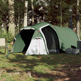 Camping Tent Tunnel 3-Person Green Waterproof