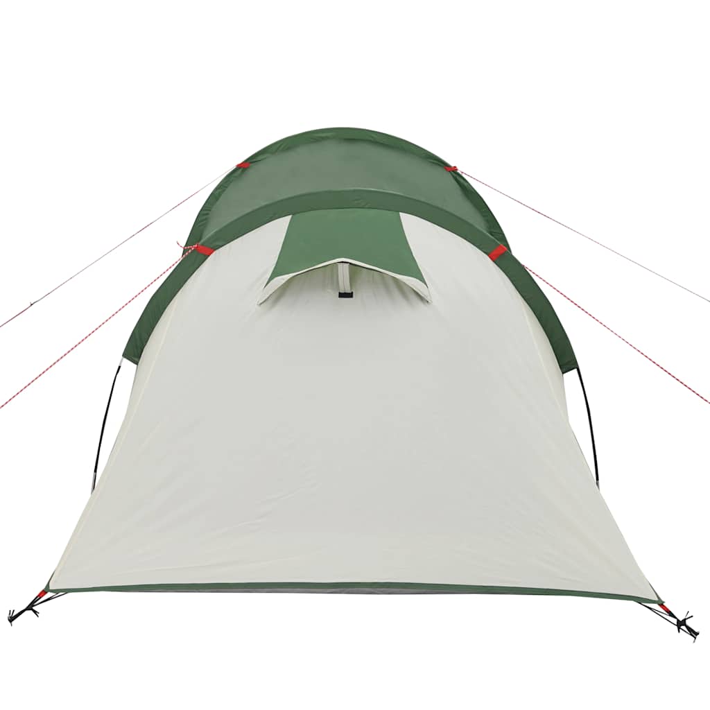 Camping Tent Tunnel 3-Person Green Waterproof