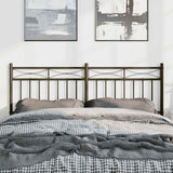 Metal Replace Headboard Black 150 cm