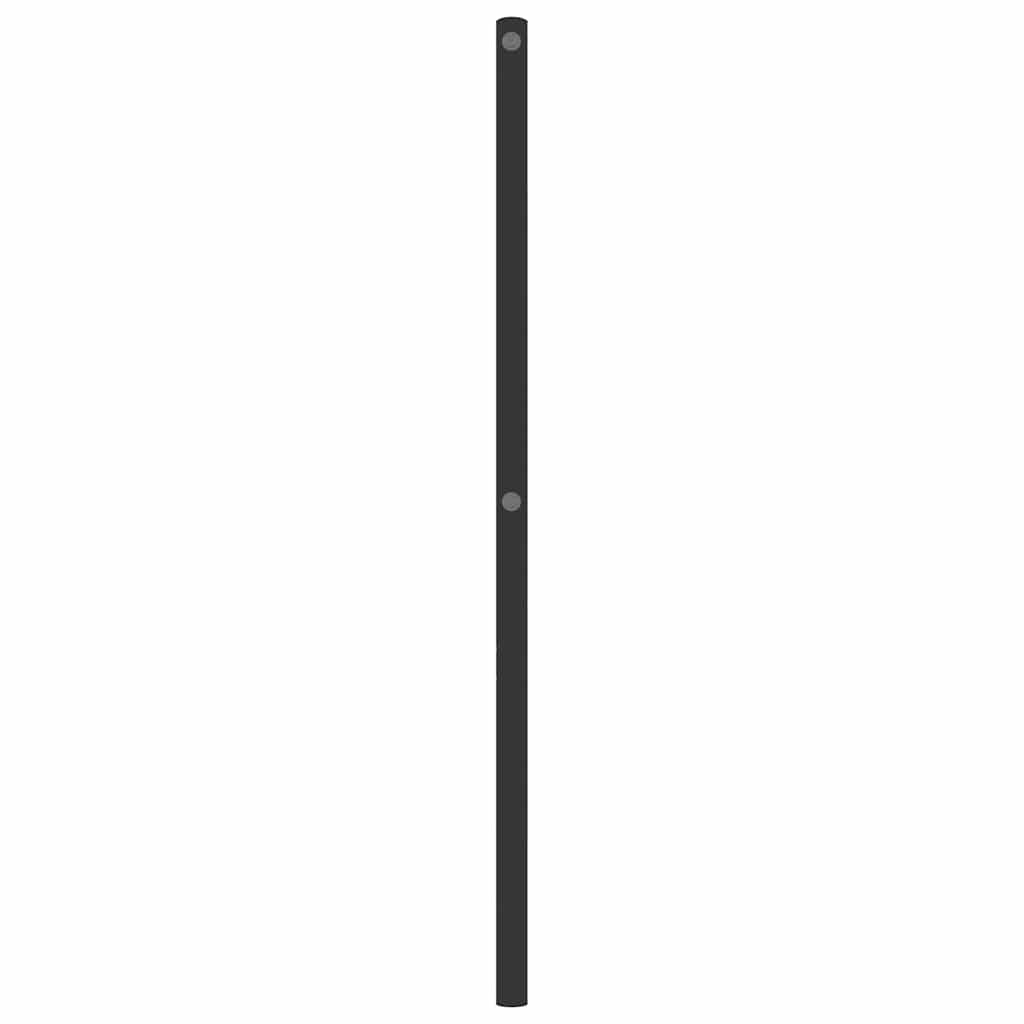 Metal Replace Headboard Black 150 cm