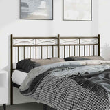 Metal Replace Headboard Black 150 cm