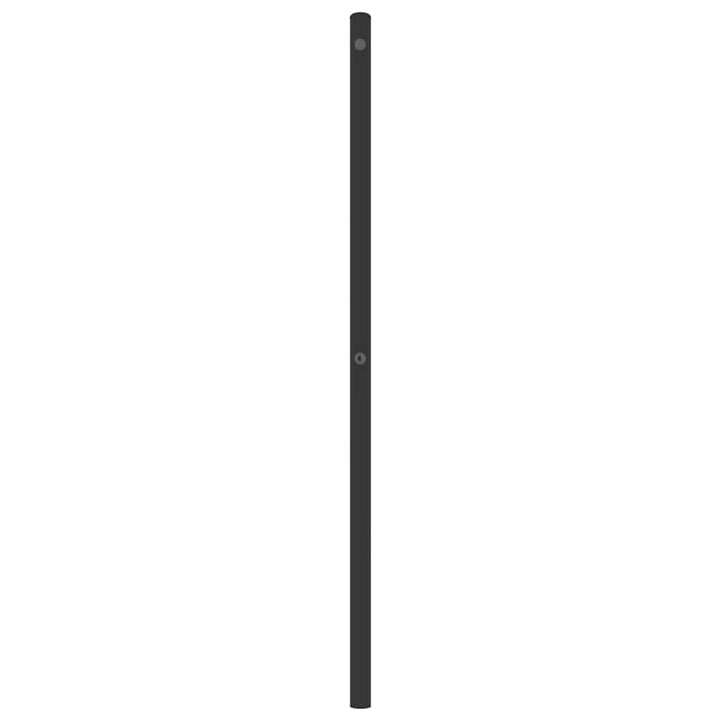 Metal Replace Headboard Black 180 cm