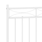 Metal Replace Headboard White 150 cm