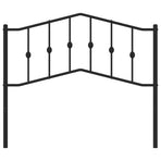 Metal Replace Headboard Black 107 cm