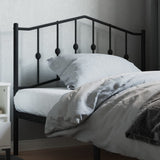 Metal Replace Headboard Black 107 cm