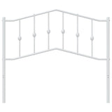 Metal Replace Headboard White 107 cm