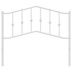 Metal Replace Headboard White 107 cm