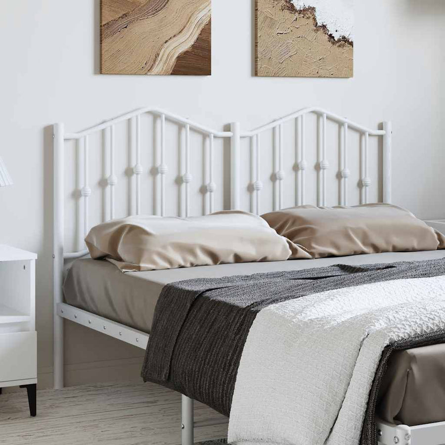 Metal Replace Headboard White 135 cm