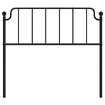 Metal Replace Headboard Black 107 cm