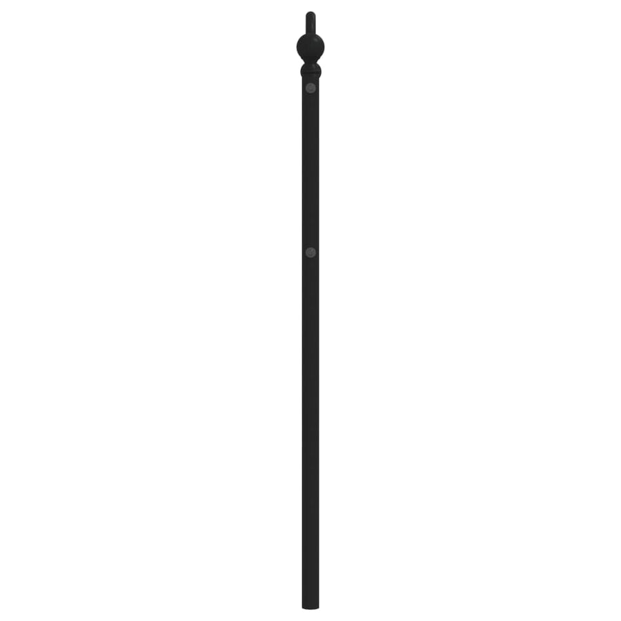Metal Replace Headboard Black 107 cm