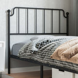 Metal Replace Headboard Black 107 cm