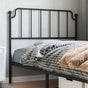 Metal Replace Headboard Black 107 cm