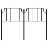 Metal Replace Headboard Black 150 cm