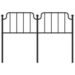 Metal Replace Headboard Black 150 cm