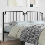Metal Replace Headboard Black 180 cm