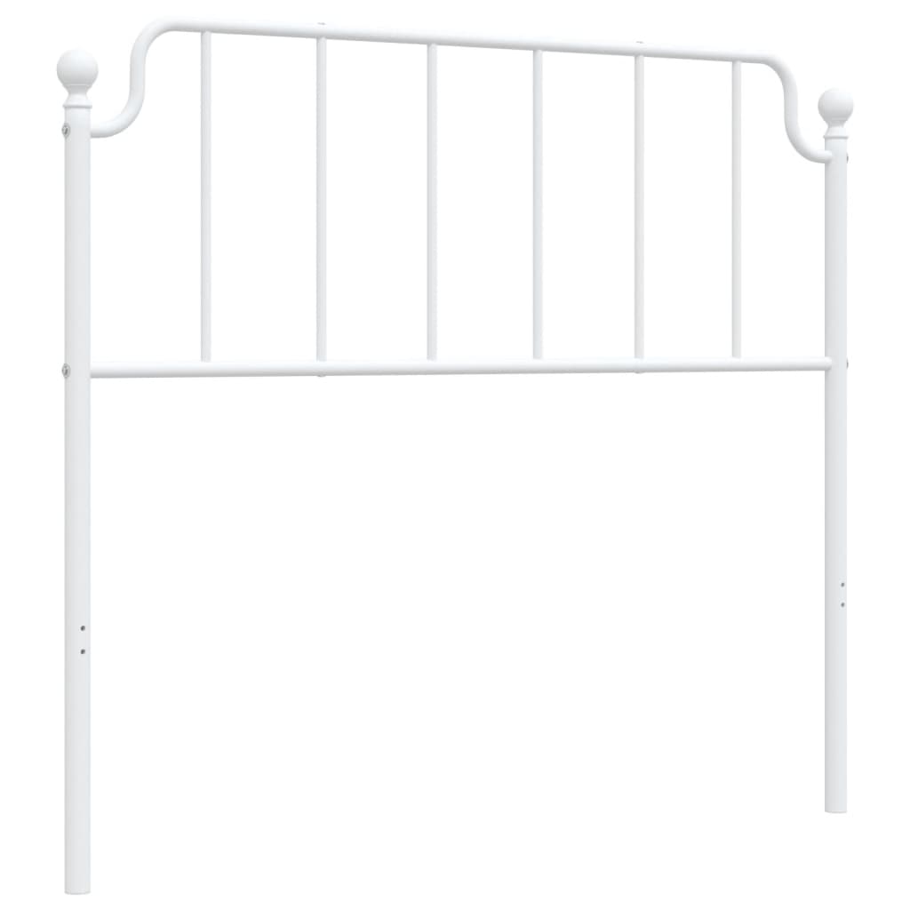 Metal Replace Headboard White 107 cm