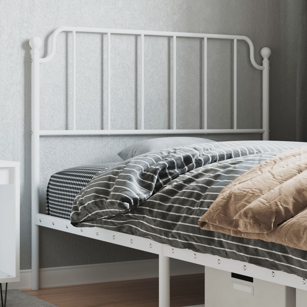 Metal Replace Headboard White 107 cm