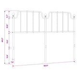 Metal Replace Headboard White 135 cm