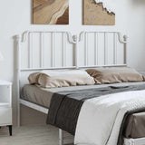 Metal Headboard White 152 cm Queen