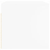Wall Cabinets with Glass Doors 2 pcs White 68.5x37x35 cm - Low Angle