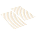 Bed Slat 32 pcs Natural 90 x 6 x 1.3 cm Solid Pine Wood