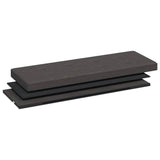 Storage Bench Foldable Dark Grey Faux Linen - Extra Image