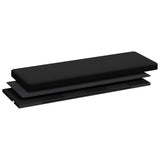 Storage Bench Foldable Black PVC - Extra Image