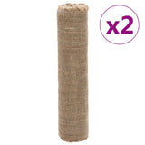 Jute Rolls 2 pcs 0,5x50 m 100% Jute 200 gsm
