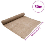 Jute Rolls 2 pcs 1x50 m 100% Jute 200 gsm - Low Angle