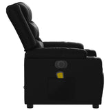Stand up Massage Recliner Chair Black Faux Leather - Extra Image