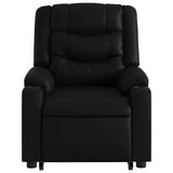 Electric Stand up Massage Recliner Chair Black Faux Leather - Extra Image