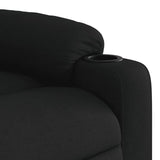 Massage Recliner Chair Black Fabric - Extra Image
