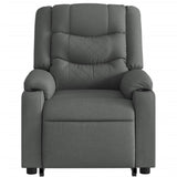 Stand up Massage Recliner Chair Dark Grey Fabric - Extra Image