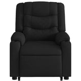 Stand up Massage Recliner Chair Black Fabric - Extra Image