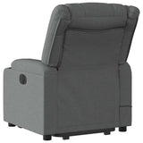 Electric Stand up Massage Recliner Chair Dark Grey Fabric - 45-Degree Angle