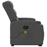 Electric Stand up Massage Recliner Chair Dark Grey Fabric - Extra Image