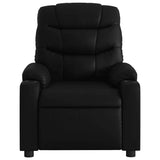 Electric Massage Recliner Chair Black Faux Leather - Extra Image