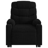 Stand up Massage Recliner Chair Black Fabric - Extra Image
