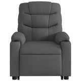 Electric Stand up Massage Recliner Chair Dark Grey Fabric