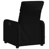 Massage Recliner Chair Black Fabric - Top-Down View